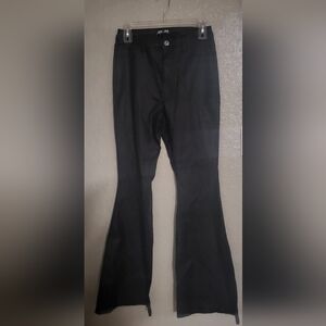 JC&JQ Jeans High Waist Super Stretch Black Flare Pants